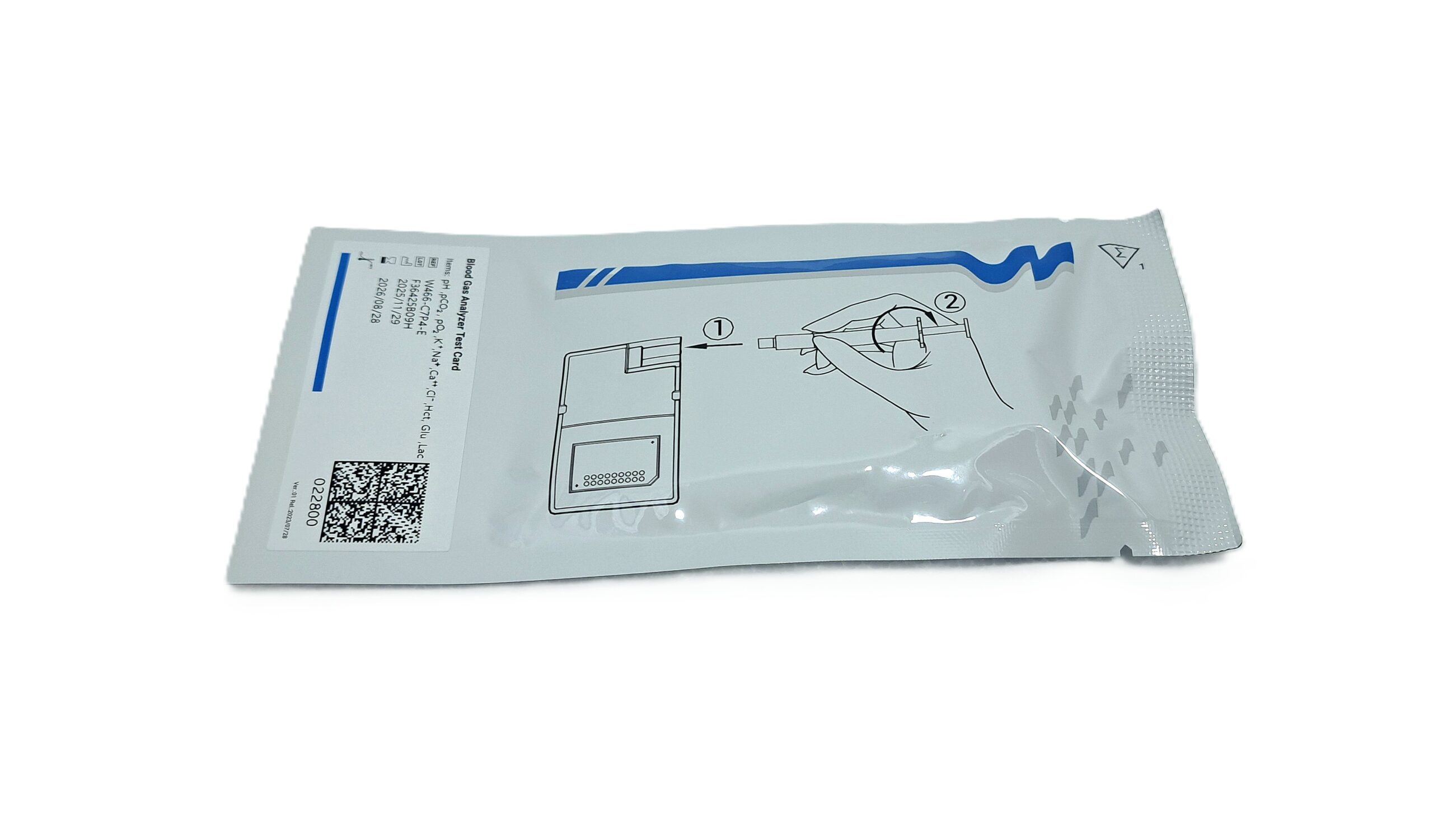 BLOOD GAS anlayzer test card 25T - الصورة 2