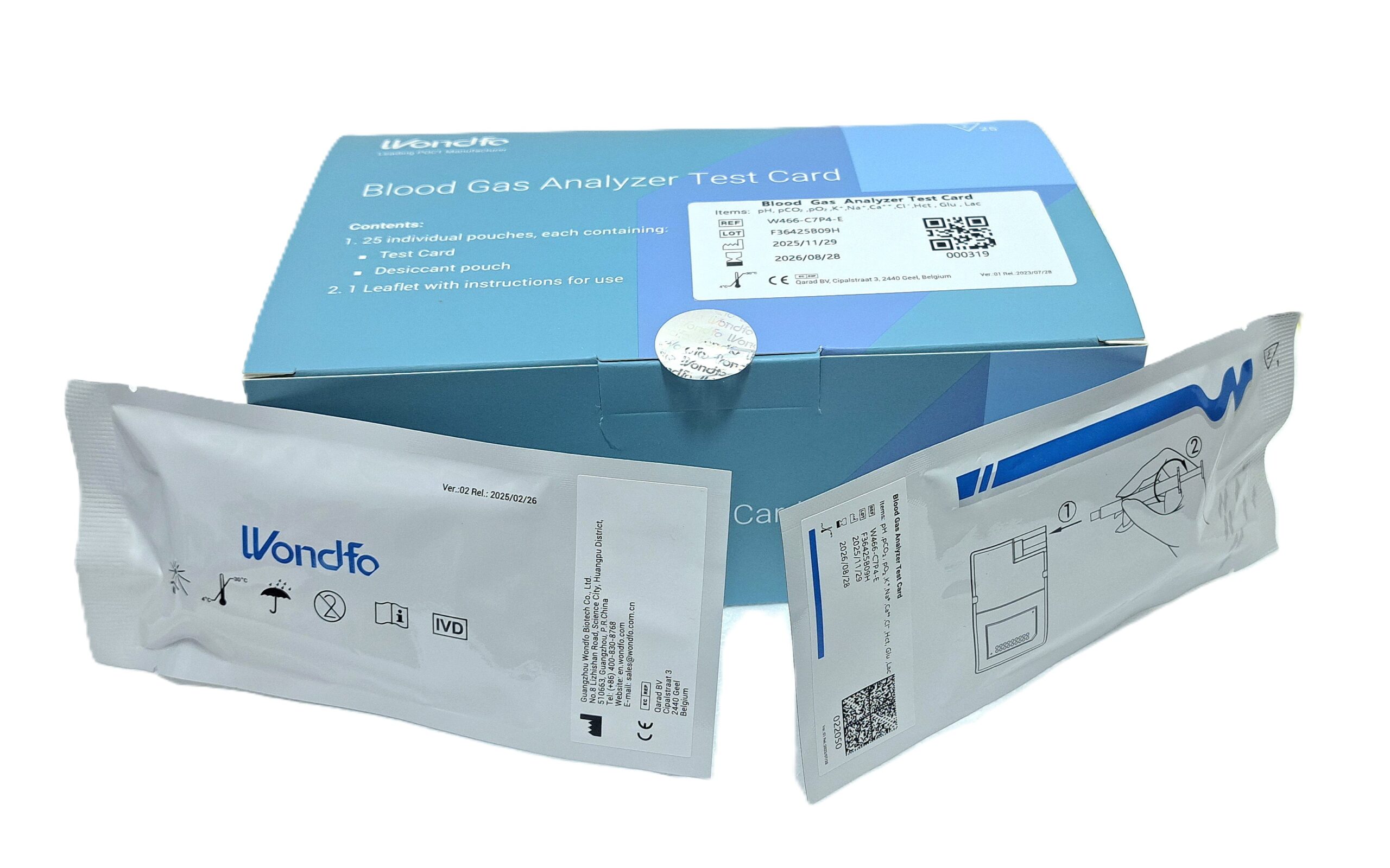 BLOOD GAS anlayzer test card 25T - الصورة 4