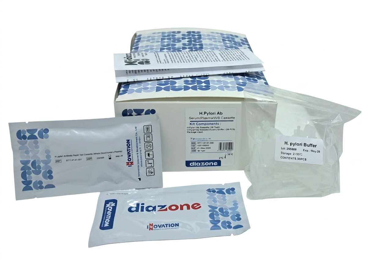 H.PYLORI SERUM - DIAZONE (30Tests) - الصورة 4